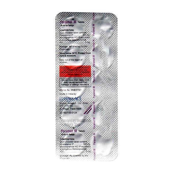 PARAMET M Tablet 10's