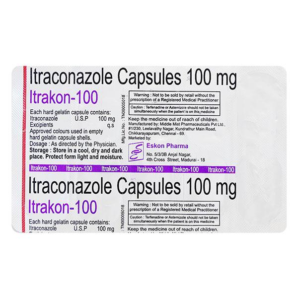 ITRAKON 100mg Capsule 10's
