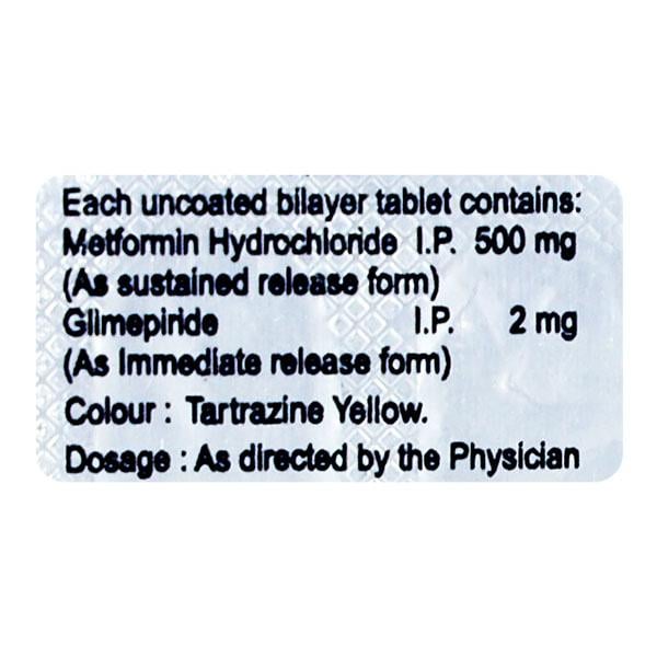 GLIVIE MF 2mg Tablet 10's