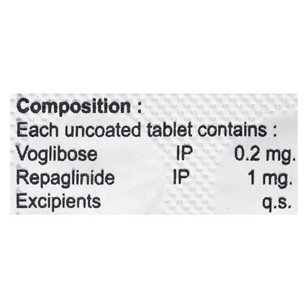 VOGLIOS RP 0.2/1 Tablet 10's