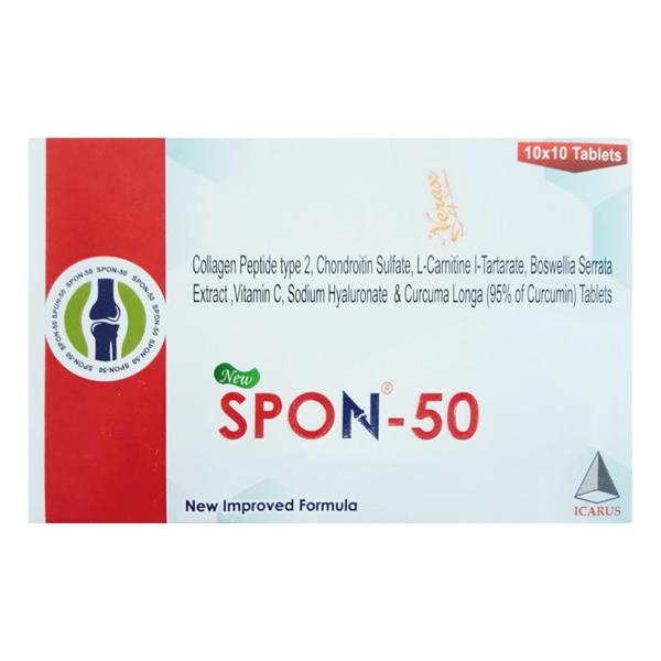 SPON NEW 50 Tablet 10's