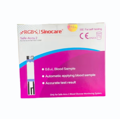 RGB Safe-Accu 2 Glucometer Strip