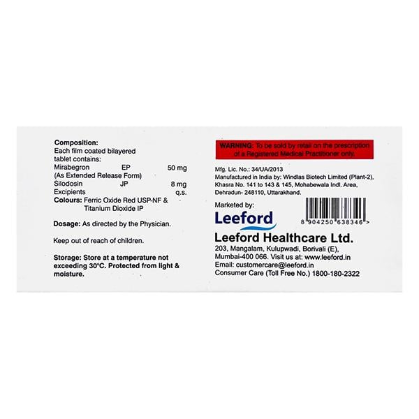 SILDOEASE M 50 Tablet 10's