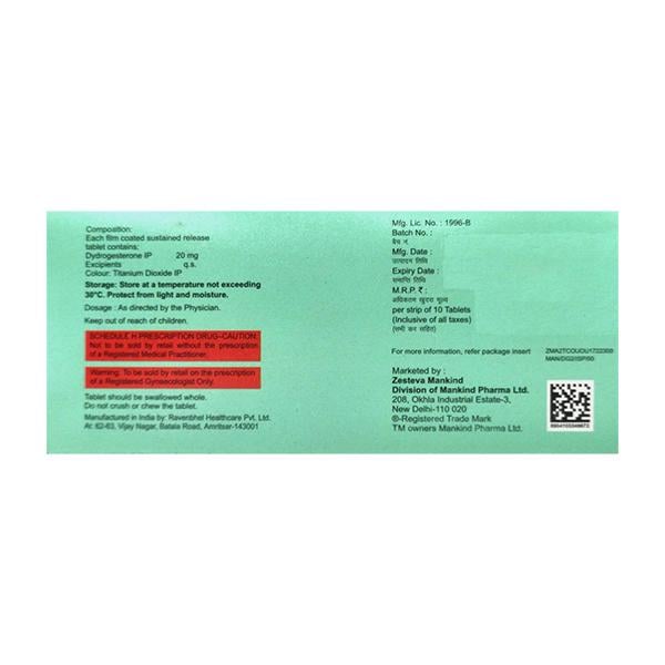 DROGYNA 20 SR Tablet 10's