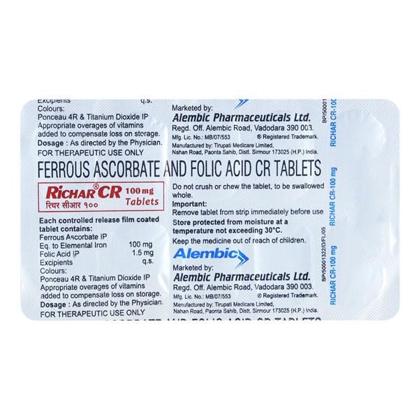 Richar CR 100mg Tablet 10'S