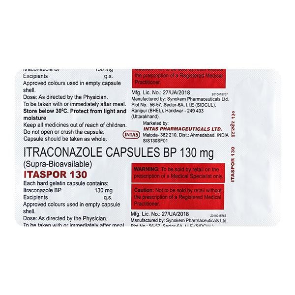 ITASPOR 130 Capsule 10's