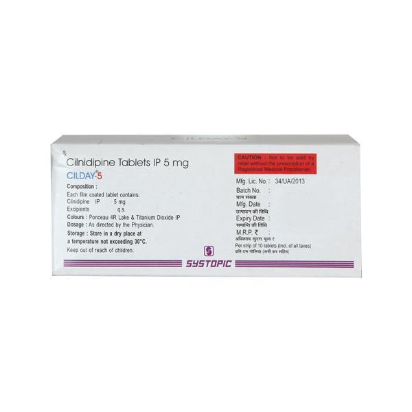 Cilday 5mg Tablet 10'S