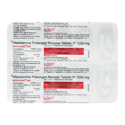 Mesahenz 1200mg Tablet 10'S