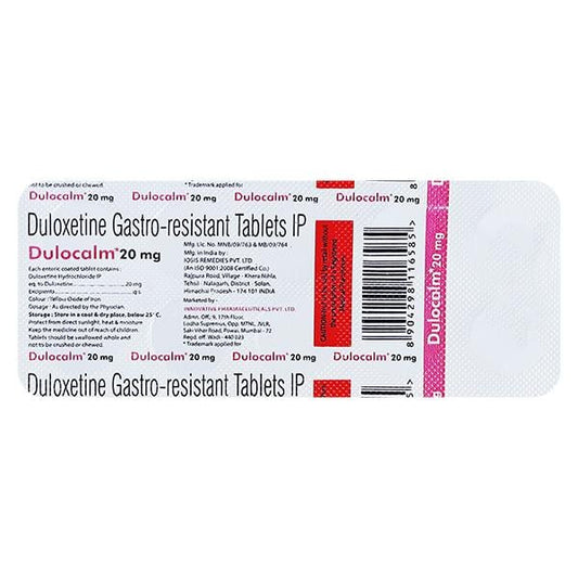 DULOCALM 20 Tablet 10's