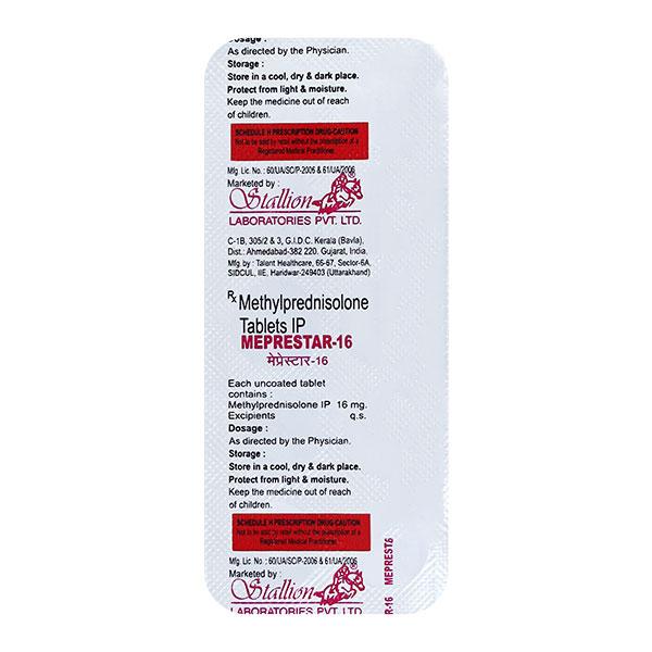 MEPRESTAR 16 Tablet 10's