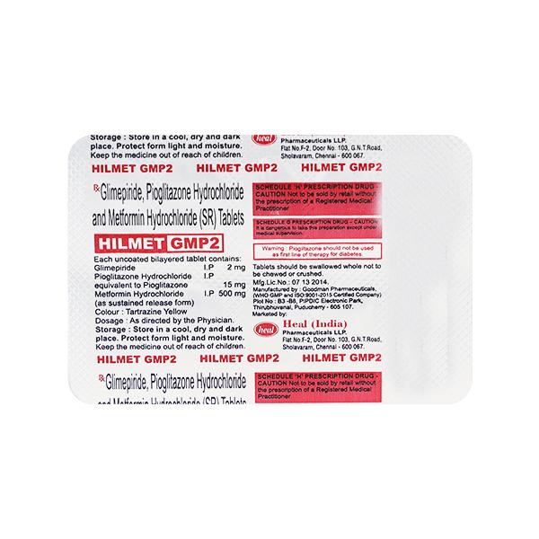 HILMET GMP 2MG TABLET 10'S