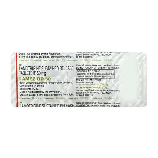 Lamez OD 50mg Tablet 10'S
