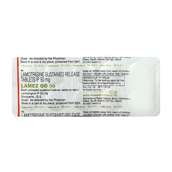 Lamez OD 50mg Tablet 10'S