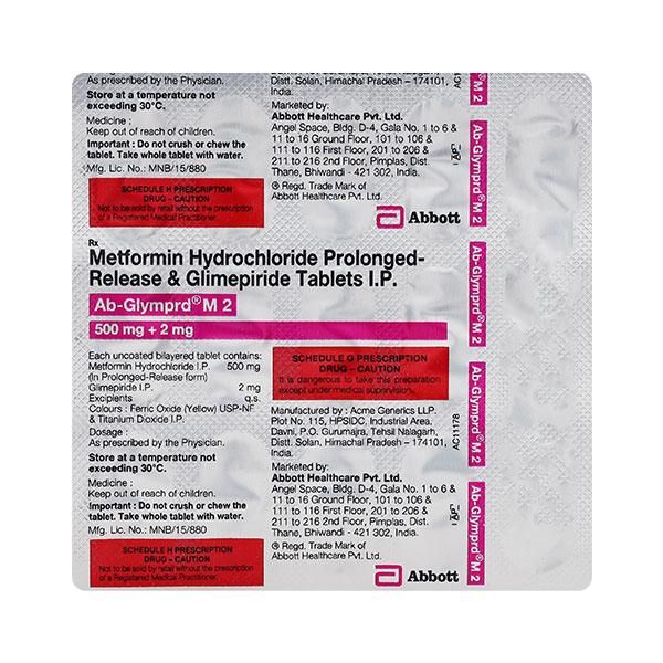 AB GLYMPRD M2 Tablet 15's