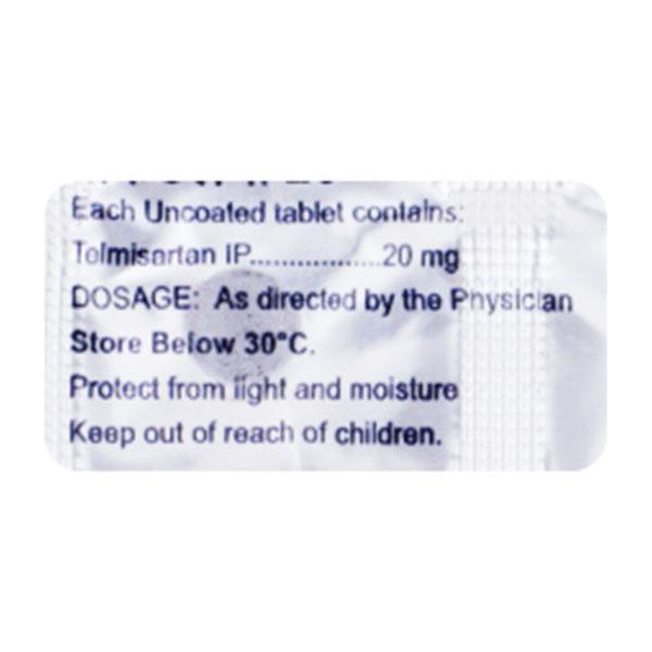 Safetelmi 20mg Tablet 10'S