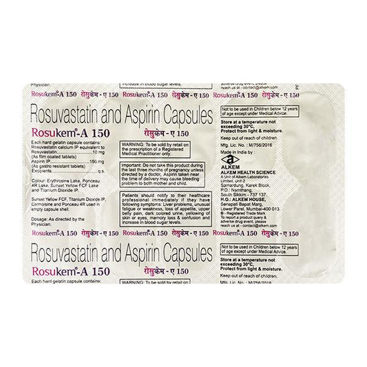 Rosukem A 150mg Capsule 10'S