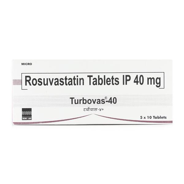 Turbovas 40mg Tablet 10'S