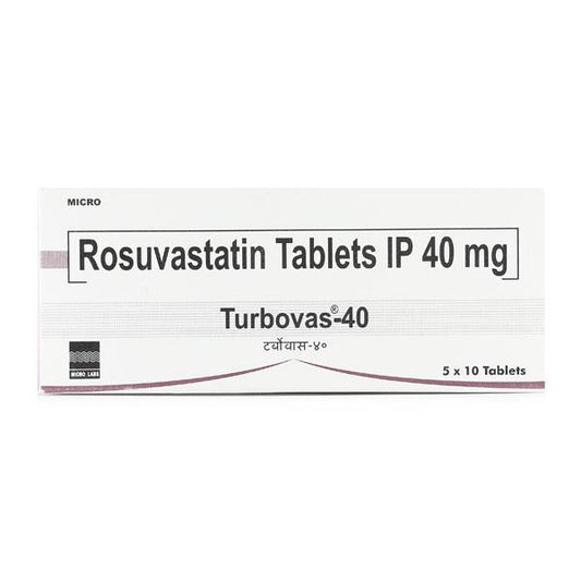 Turbovas 40mg Tablet 10'S