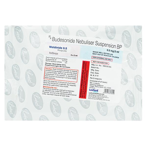 WELDINIDE 0.5 Respules 2ml (N)