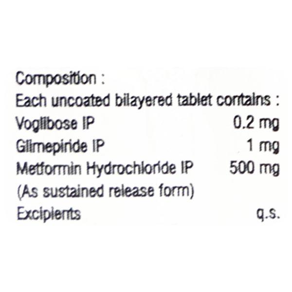 Zuvog Trio 1mg Tablet 10'S