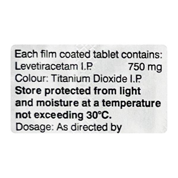 Epilive 750mg Tablet 10'S