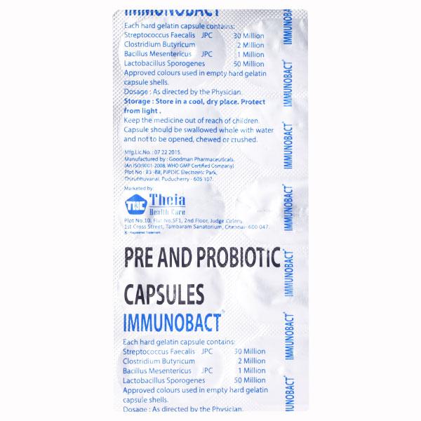 Immunobact Capsule 10'S