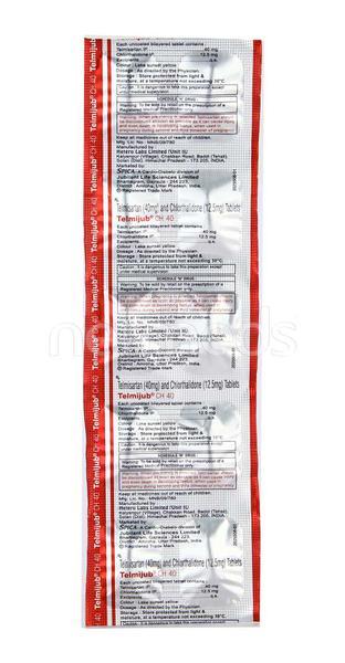 Telmijub CH 40 Tablet 10'S