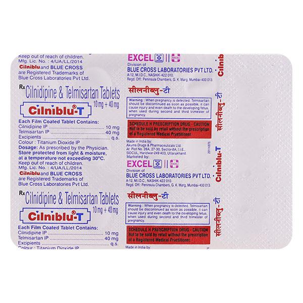 CILNIBLU T Tablet 15's