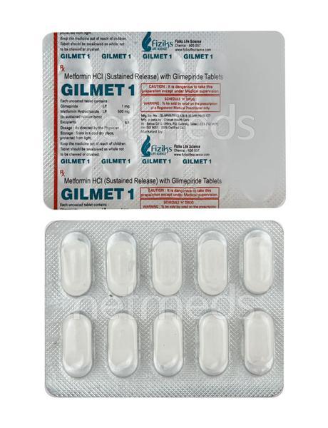 Gilmet 1mg Tablet 10'S