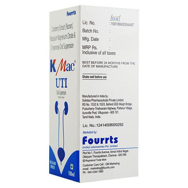 K Mac Uti Oral Solution 100ml