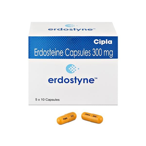ERDOSTYNE 300mg Capsule 10's