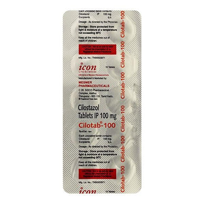 Cilotab 100mg Tablet 10'S