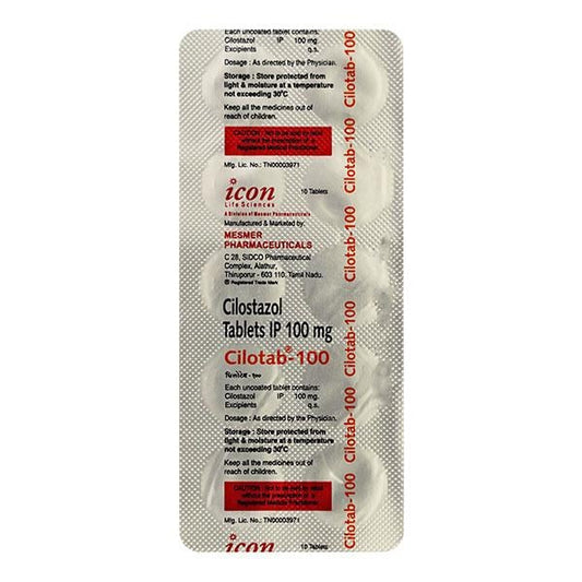 Cilotab 100mg Tablet 10'S