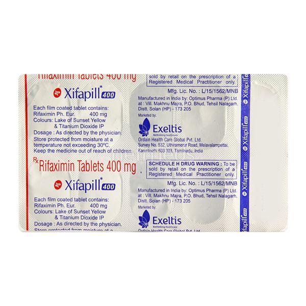 Xifapill 400mg Tablet 10'S