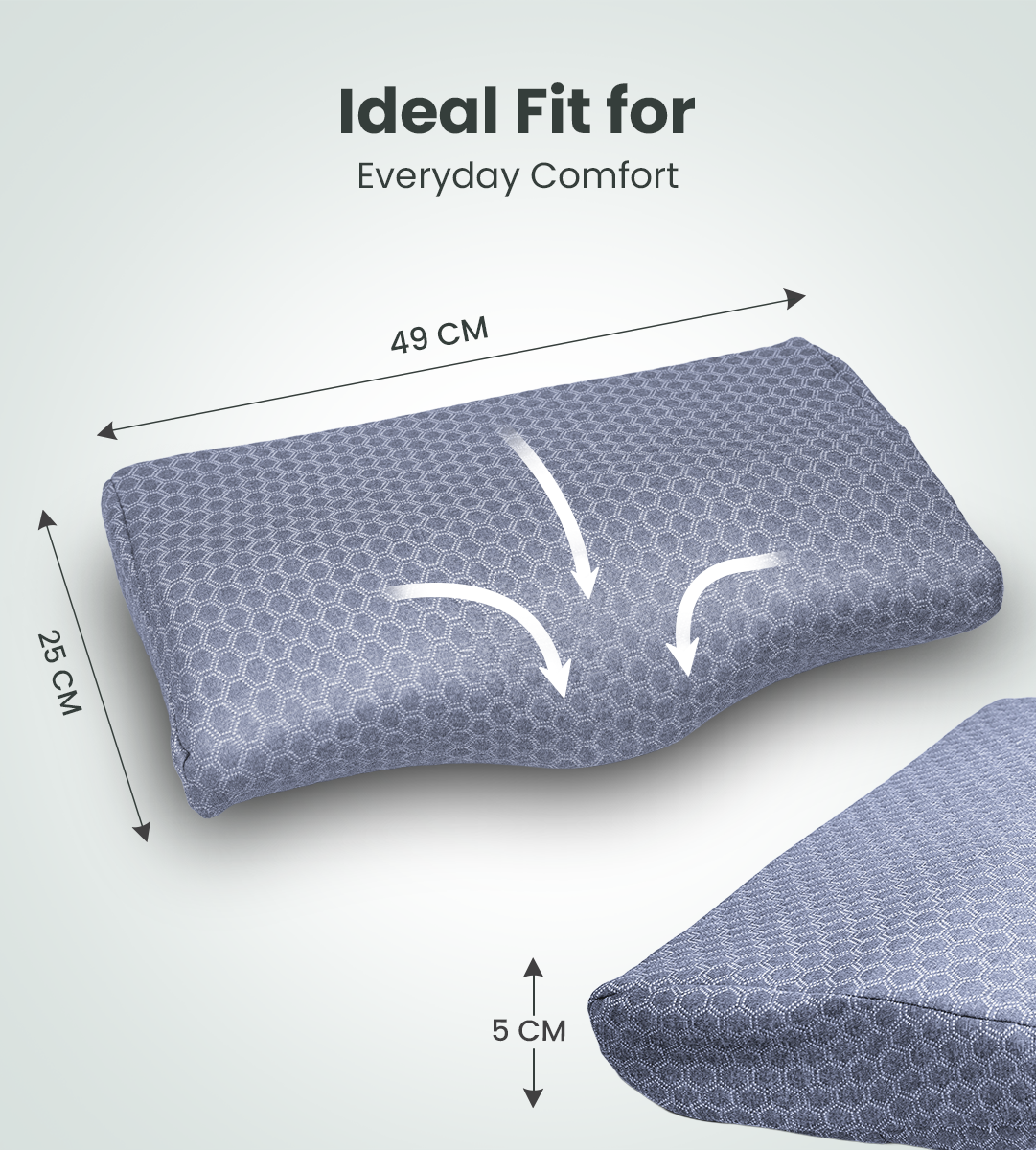 AGEasy Cervical Pillow (Lavender Grey)