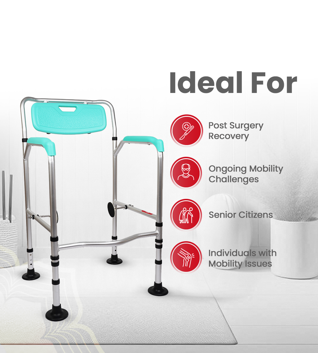 AGEasy Commode Frame for Elders