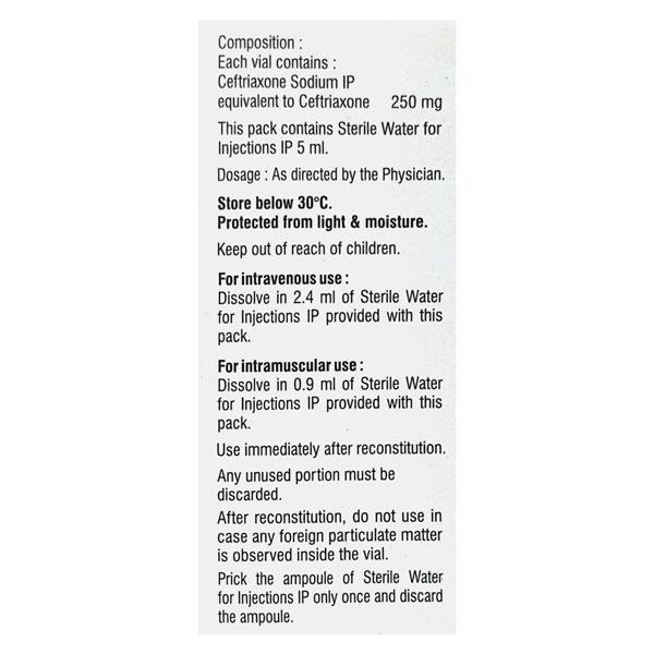 C Tri 250mg Injection 1's