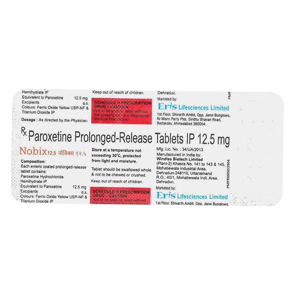 NOBIX 12.5 Tablet 10's