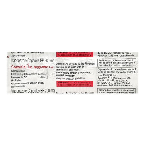 Ceastra XL 200mg Capsule 7'S