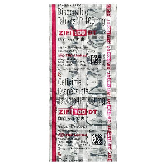 Zifi DT 100mg Tablet 10'S