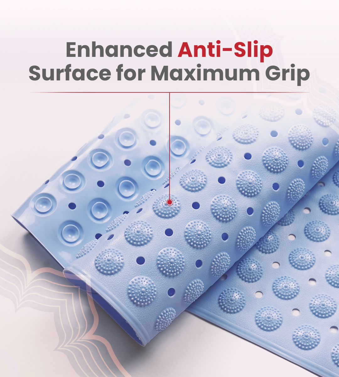 Anti Slip Mat for Bathroom Blue