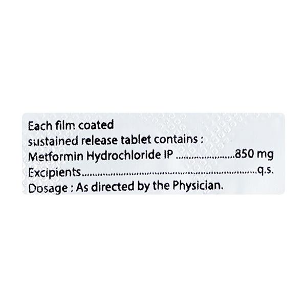 GLYCIREST SR 850 Tablet 10's
