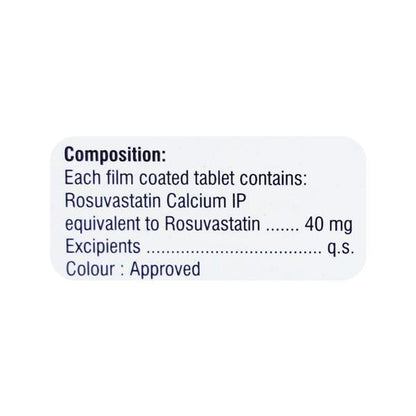 ROSUVOTIN 40 Tablet 10's