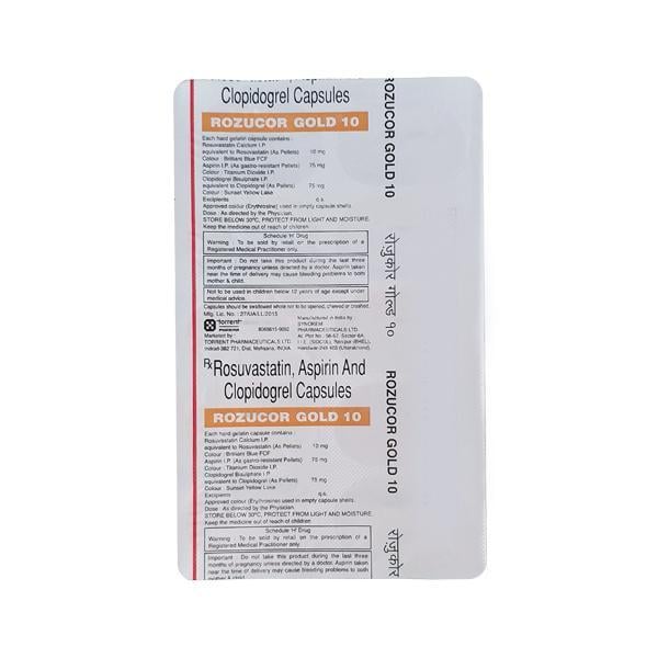Rozucor Gold 10 Capsule 10'S