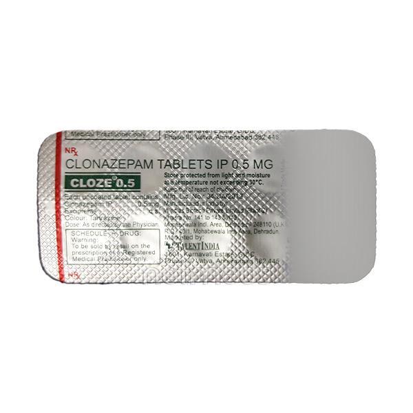 Cloze 0.5mg Tablet 10'S