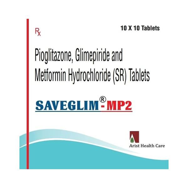 SAVEGLIM MP 2mg Tablet 10's