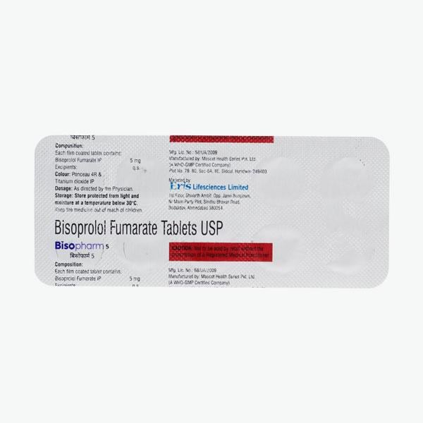 BISOPHARM 5 Tablet 10's