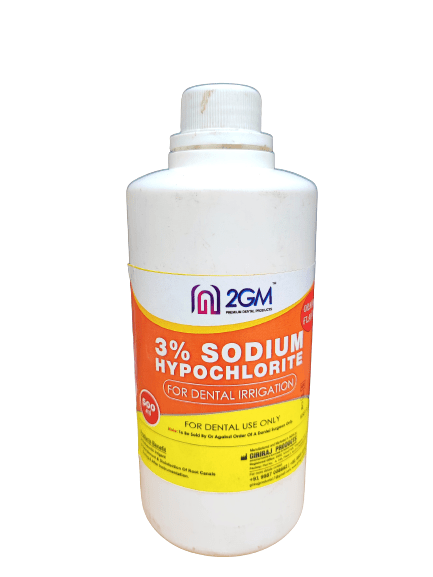 2GM Sodium Hypochloride Root Canal Irrigant - Global Surgicals