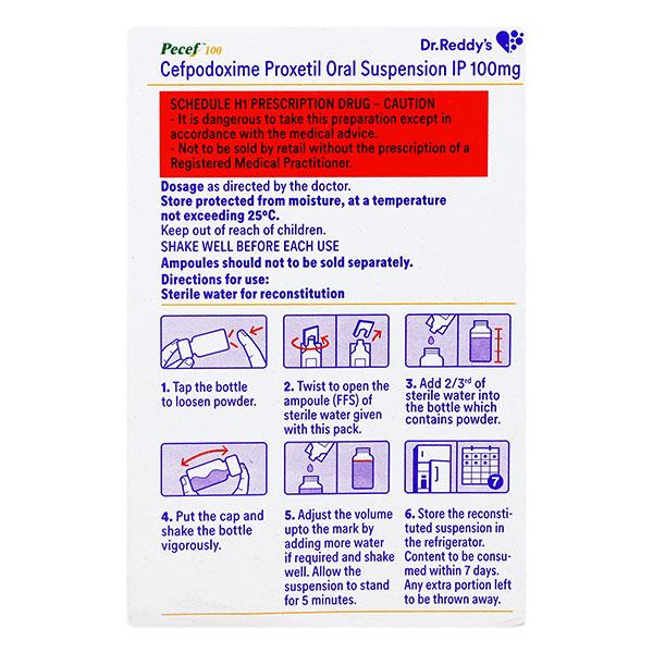 Pecef 100mg Suspension 30ml