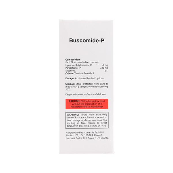 BUSCOMIDE P Tablet 10's